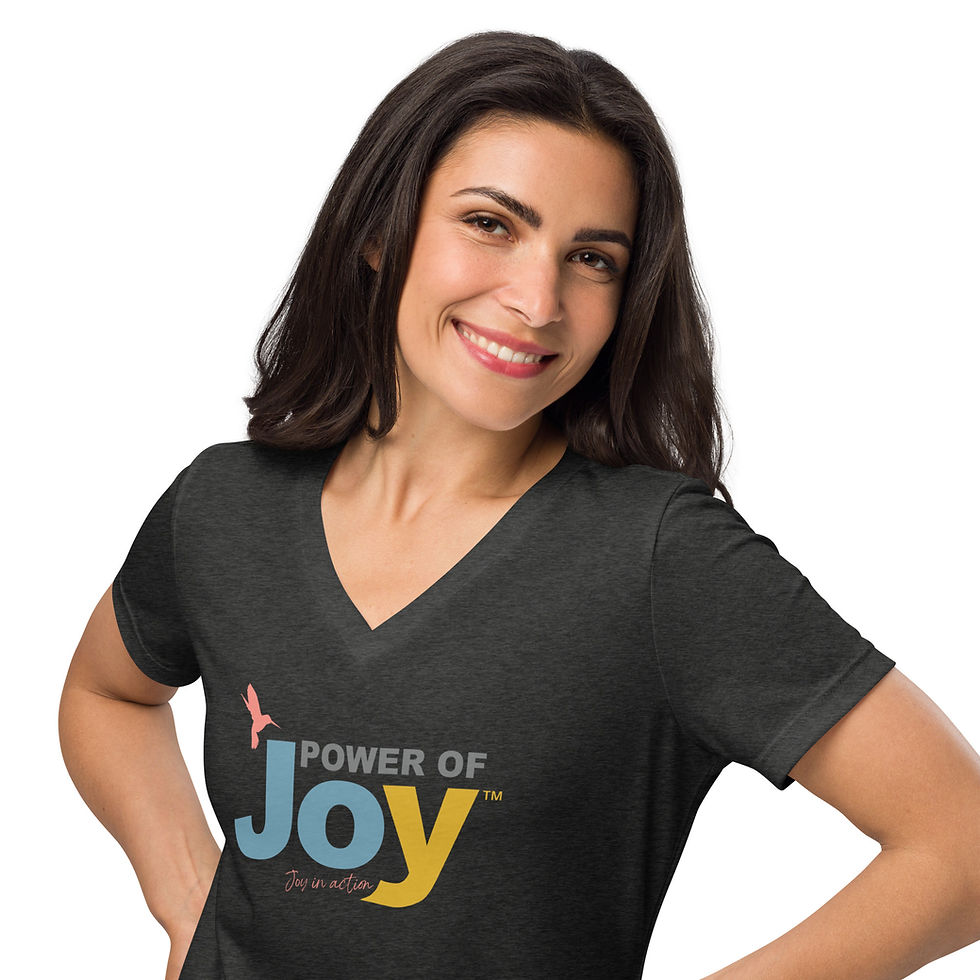 Thumbnail: POJ Women’s relaxed v-neck t-shirt