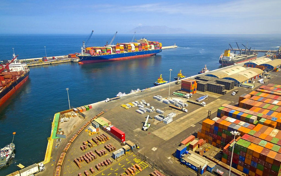 Puerto de Antofagasta (Chile).
