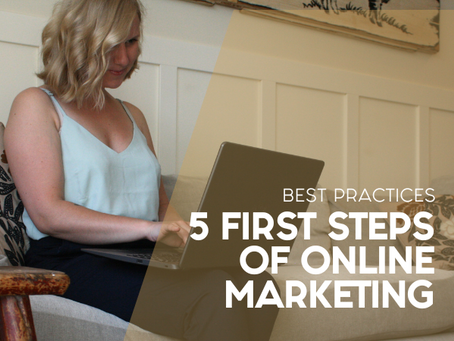 5 First Steps of Online Marketing