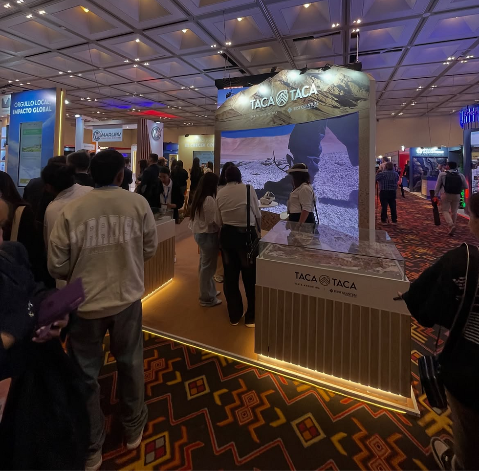 El stand de Taca Taca fue uno de los mas visitados por los presentes.