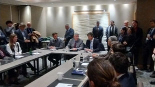 San Juan: El Ministro de Minería participó de un encuentro entre Vicuña y proveedores locales