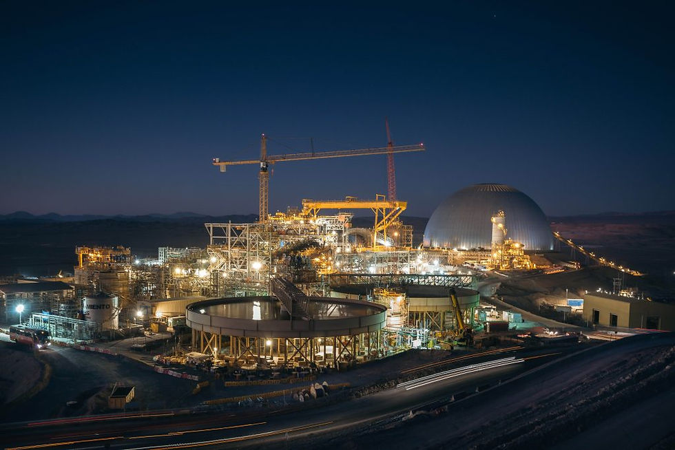 Planta Concentradora de Minera Escondida, en Chile.