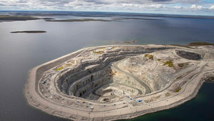 Canadá: La emblemática mina de diamantes Diavik alcanzó su producción final