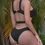 Thumbnail: Cutout Backless Thick Strap One Piece Swimsuit