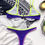 Thumbnail: Colorblock Halter Spaghetti Strap Bikini Set
