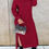 Thumbnail: Long Hooded Sweatshirt Dress