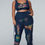 Thumbnail: Graffiti Wording Print Pants Set - Plus