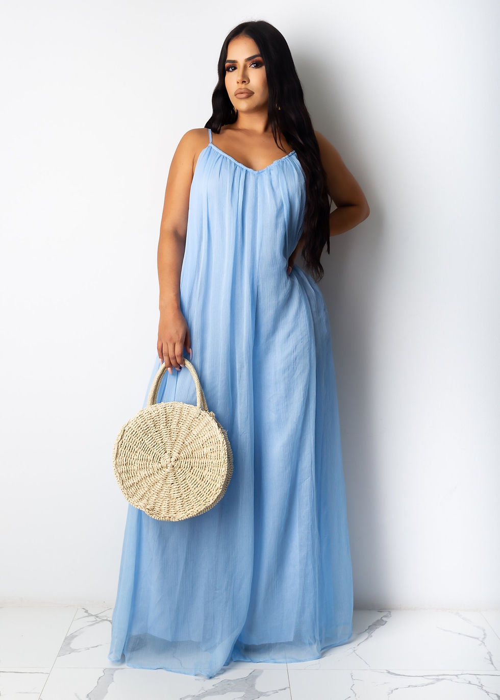 Thumbnail: Chevon Chiffon Jumpsuit