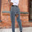 Thumbnail: Denim Cut out Pants