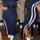 Thumbnail: Striped Slit Maxi Dress