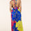 Thumbnail: Multi Chain Print Halter Pleated Maxi Dress