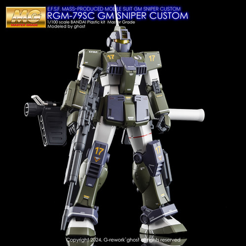 MG] RGM-79SC GM SNIPER CUSTOM | G-rework