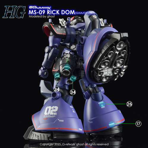HG] GQ RICK DOM | G-rework