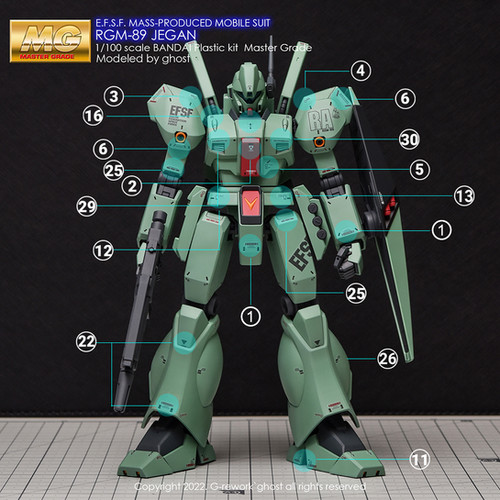 MG] RGM-89 JEGAN | G-rework