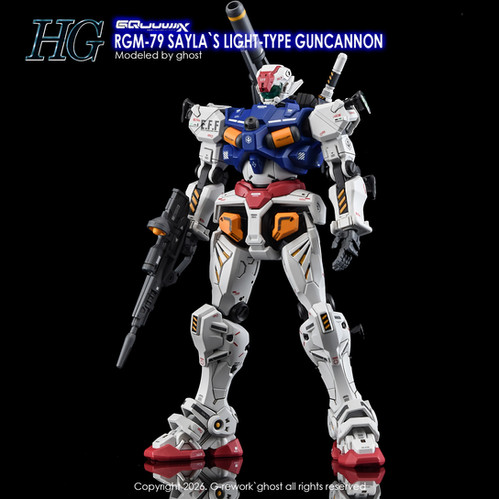 ど*ぅ様 SAYLA'S LIGHT-TYPE GUNCANNON & 01 G HG] [GQ] SAYLA`S LIGHT-TYPE GUNCANNON | G-rework