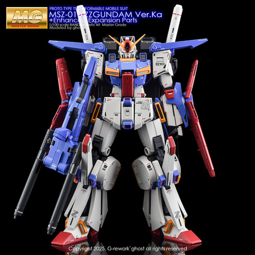 mgverkaFAZZ新品 MG] ZZGUNDAM Ver.Ka + Enhanced Expansion Parts | G-rework
