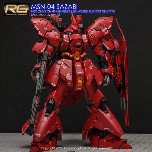 ロボット RG MSN-04 SAZABI RG MSN-04 SAZABI 1/144 ロボット