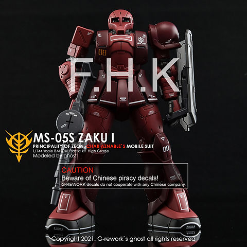 HG] ORIGIN MS-05 JAKUI ( CHAR AZNABLE) | G-rework
