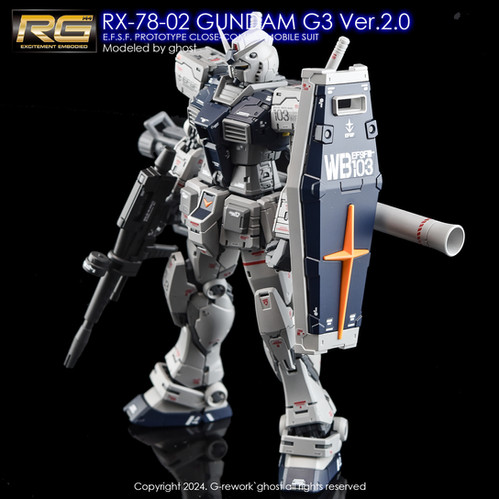 RG] RX-78-2 GUNDAM G3 Ver.2.0 | G-rework