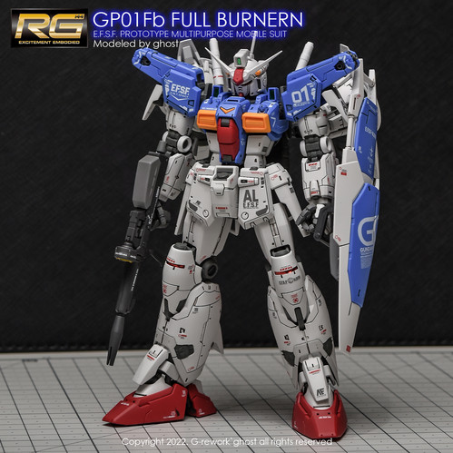 r*1様 RG GP01 ZEPHYRANTHES & FULL BURNERN RG Gundam GP01Fb Full