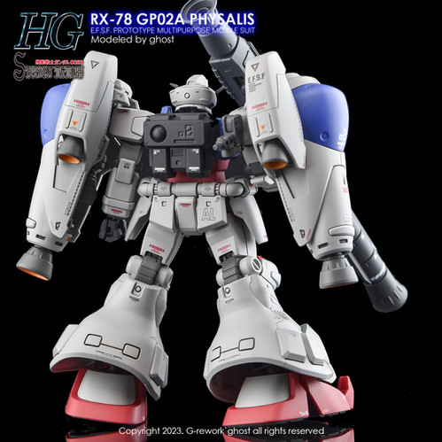 グランオルカGP-02 Gundam GP02A Physilis +016 by Bandai Converge Shokugan robot
