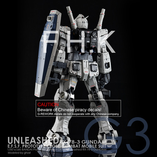 PG] UNLEASHED RX-78-2 GUNDAM G3 Ver | G-rework
