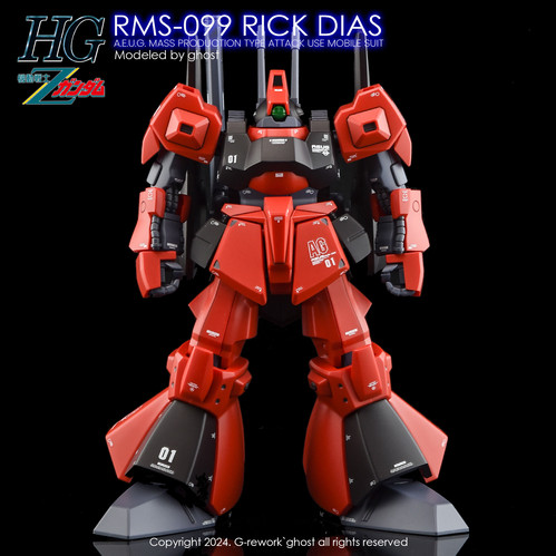 【未開封】MG 1/100 MS-099 RICK DIAS MG 1/100 RMS-099 Rick Dias (Quarto Use) – USA Gundam Store