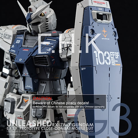 PG] UNLEASHED RX-78-2 GUNDAM G3 Ver | G-rework