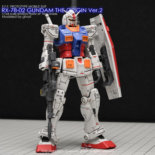 HG GUNDAM THE ORIGIN DECAL VER.2 | G-rework