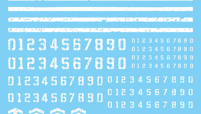 CHIPPING  DECAL - CUSTOM