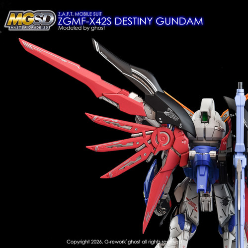 G-REWORK新作デカール MGSD デスティニーガンダム MGSD] DESTINY GUNDAM | G-rework
