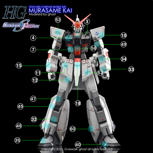 HG] [SEED] MURASAME KAI | G-rework