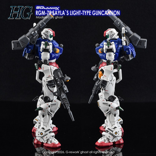 HG] [GQ] SAYLA`S LIGHT-TYPE GUNCANNON | G-rework
