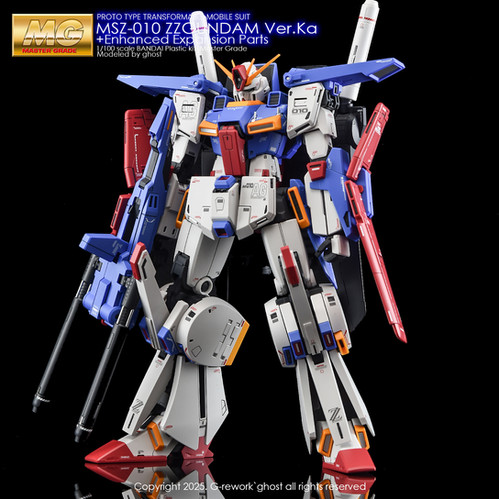 MG] ZZGUNDAM Ver.Ka + Enhanced Expansion Parts | G-rework