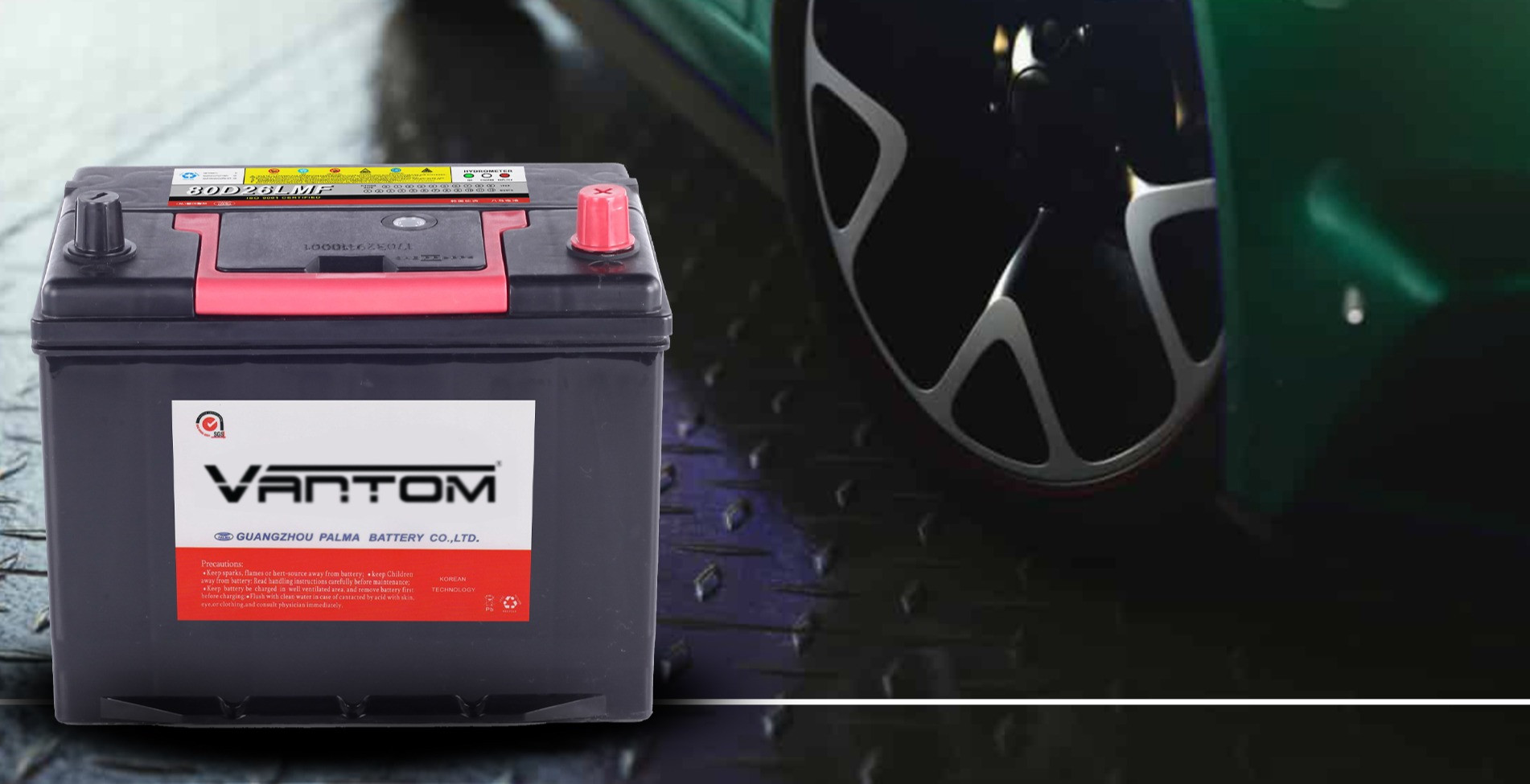 Automotive Car Battery Vehicle Battery Vantom Power