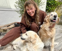 Rencontre avec 2 demoiselles Golden Retriever
