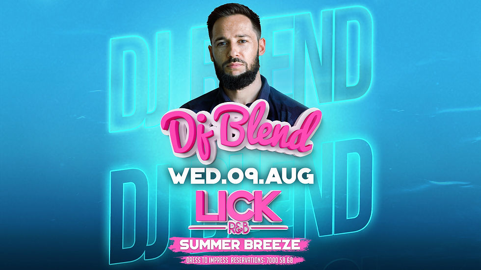 Lick R&B - Limassol - DJ Blend