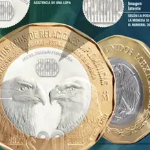Así es la moneda de México para celebrar los 200 años de relación con EU