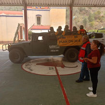 Habilitan albergue temporal por incendio en Asunción Mixtepec