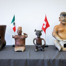 Suiza restituye 24 piezas arqueológicas a México