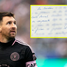 La servilleta del primer contrato del Barcelona con Messi será subastada