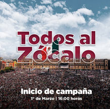 Sheinbaum arrancará su campaña en el Zócalo de CDMX