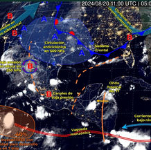 Onda tropical número 17 generará chubascos en diversas regiones de Oaxaca