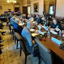 Gabinete de Seguridad inicia reunión en Washington con autoridades de EU sobre fentanilo y armas