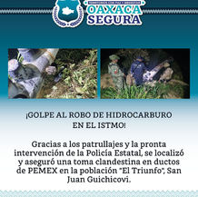 Localizan toma clandestina de hidrocarburo en el Istmo
