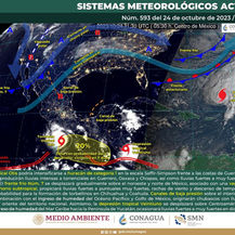 Dejará tormenta tropical Otis lluvias de variables intensidad en el estado