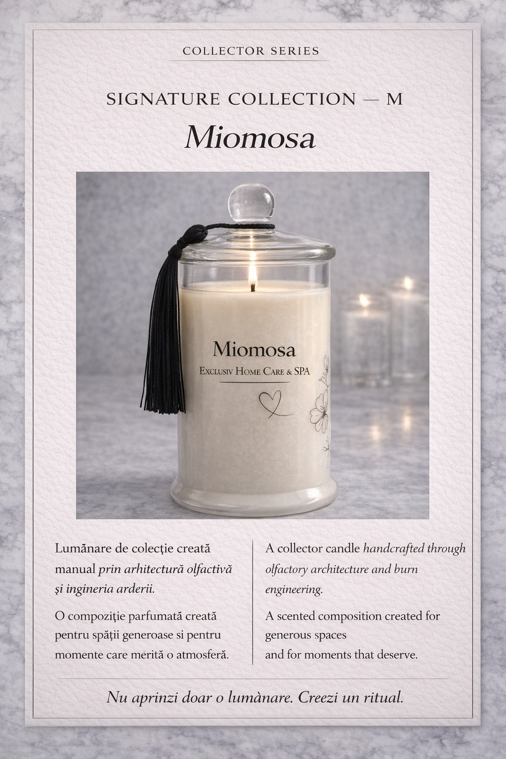 Tattoo Candle • marimea S