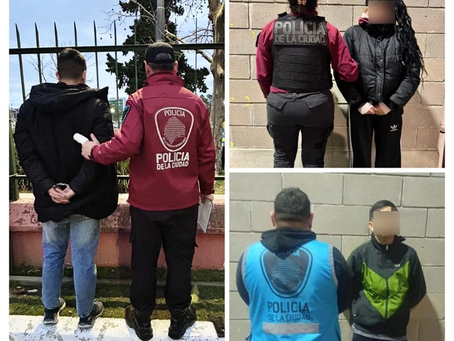 La Policía de la Ciudad detuvo a tres personas por robar celulares durante un festival en el Parque Roca