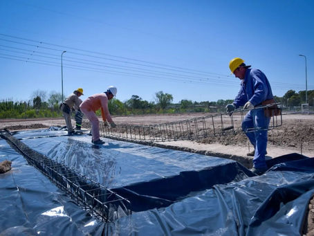 Avanza la construcción de la nueva planta de hormigón municipal