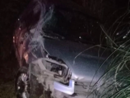 Vuelco en la ruta 36 en Lisandro Olmos: uno de los ocupantes del auto murió en el acto